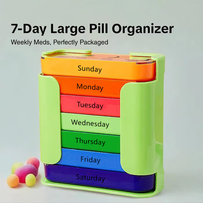 ๐ Stay on Track - โจ7-Day Medication Organizer - For Effortless Health Management! ๐