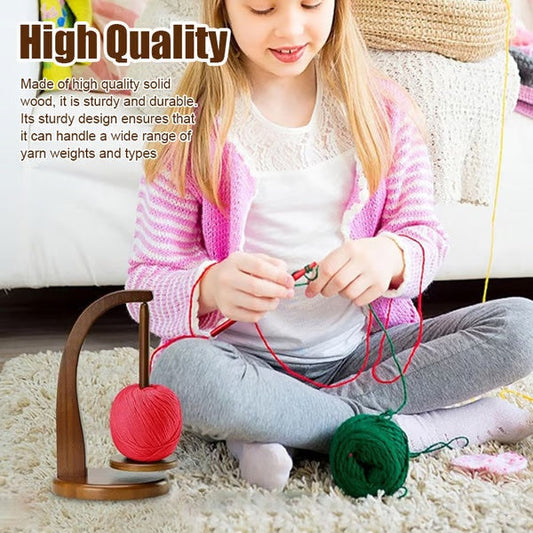 π₯ Hot Sale π Wooden Yarn Spool Rack