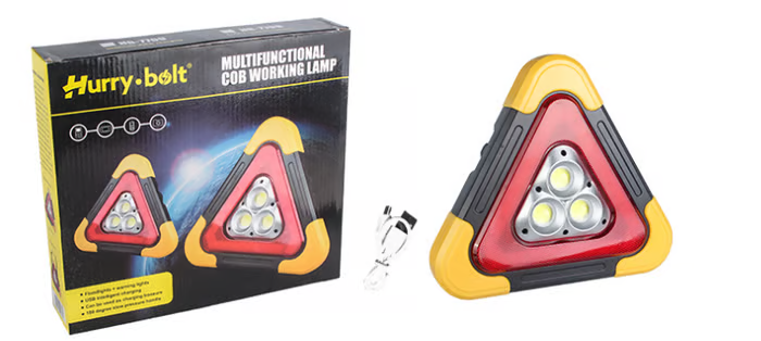 🔥Almost sold out - $16.99🔥 2-IN-1 Emergency Triangular Roadside Warning Light