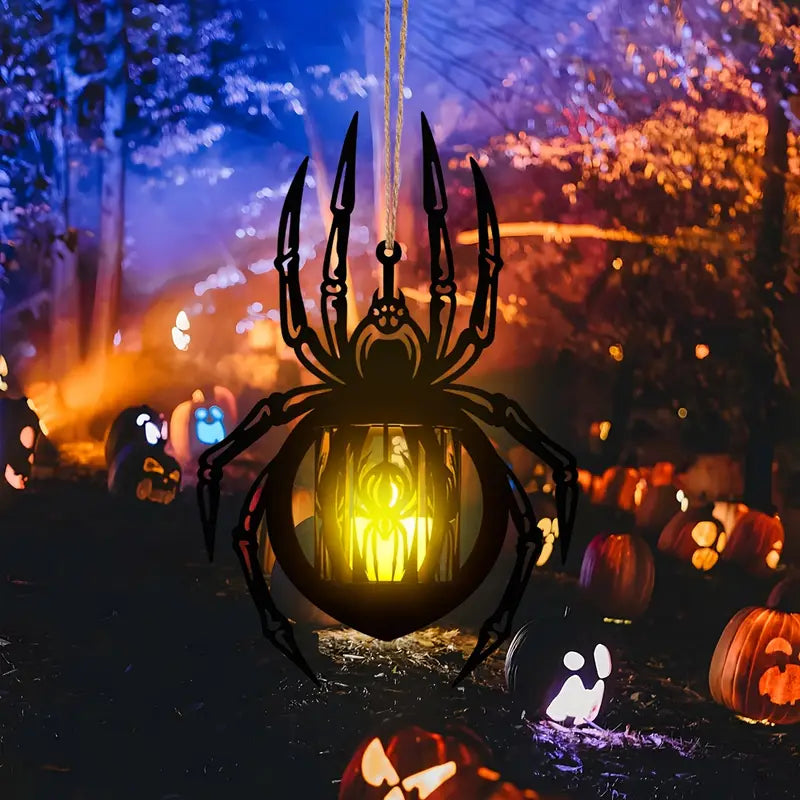 🦇Halloween Inverted Bat Design Decorative Metal Candle Holder
