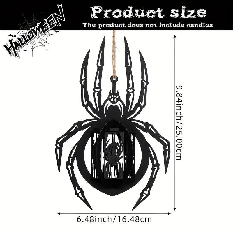 🦇Halloween Inverted Bat Design Decorative Metal Candle Holder