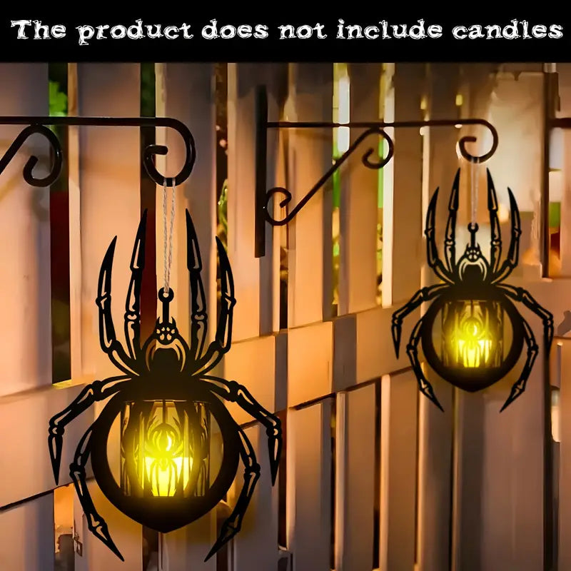 🦇Halloween Inverted Bat Design Decorative Metal Candle Holder
