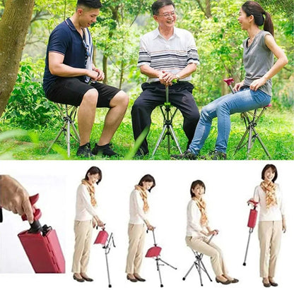 💥Clearance price $29.98🚶‍♂️Folding portable cane💥BEST GIFT FOR ELDERLY PEOPLE