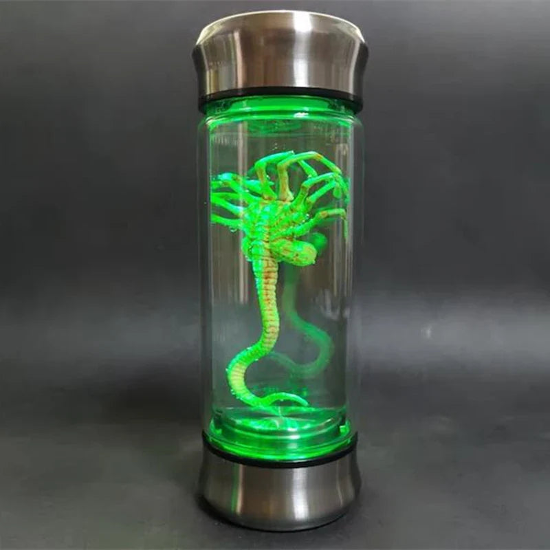 👽Xenomorph & Facehugger Glowing Specimen Jar