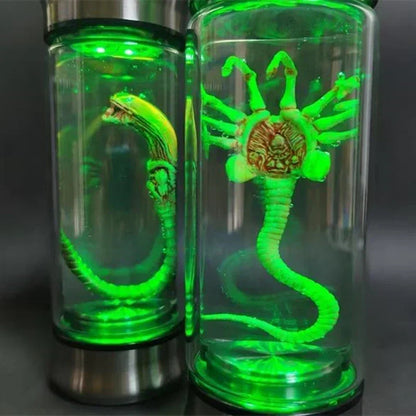 👽Xenomorph & Facehugger Glowing Specimen Jar