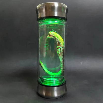 👽Xenomorph & Facehugger Glowing Specimen Jar