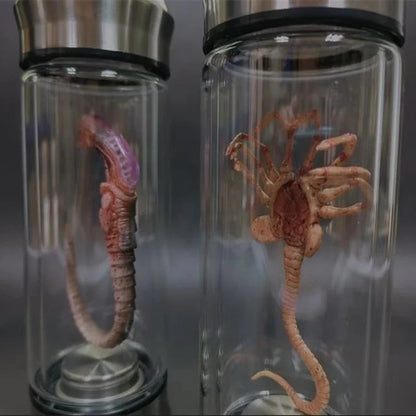 👽Xenomorph & Facehugger Glowing Specimen Jar