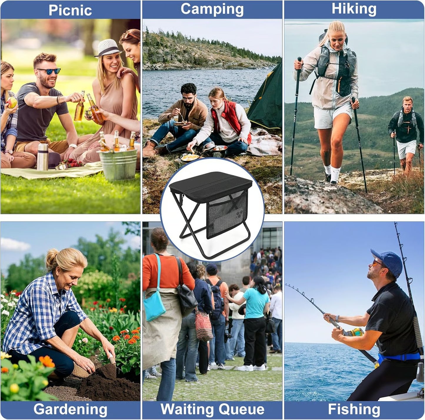 ✨Limited Time 49% Off🔥Portable Folding Camping Stool