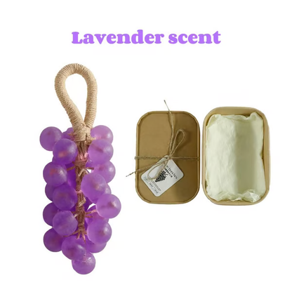 🔥🔥Personalized Original Handmade Crystal Grape Soap Gentle Cleansing Soap