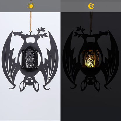 🦇Halloween Inverted Bat Design Decorative Metal Candle Holder