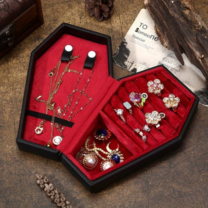 🎃A Special Gift🧛Vintage Gothic Heart-Shaped Jewelry Box💖