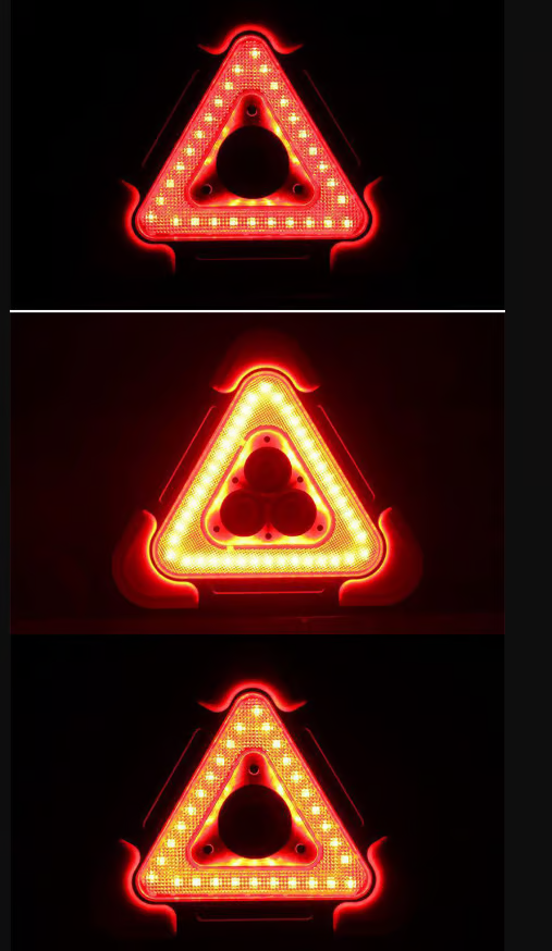 🔥Almost sold out - $16.99🔥 2-IN-1 Emergency Triangular Roadside Warning Light