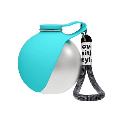 🐶💧Portable Dog Walking and Travel Water Bottle — 2-in-1 Stainless Steel Pet Travel Water Bottle