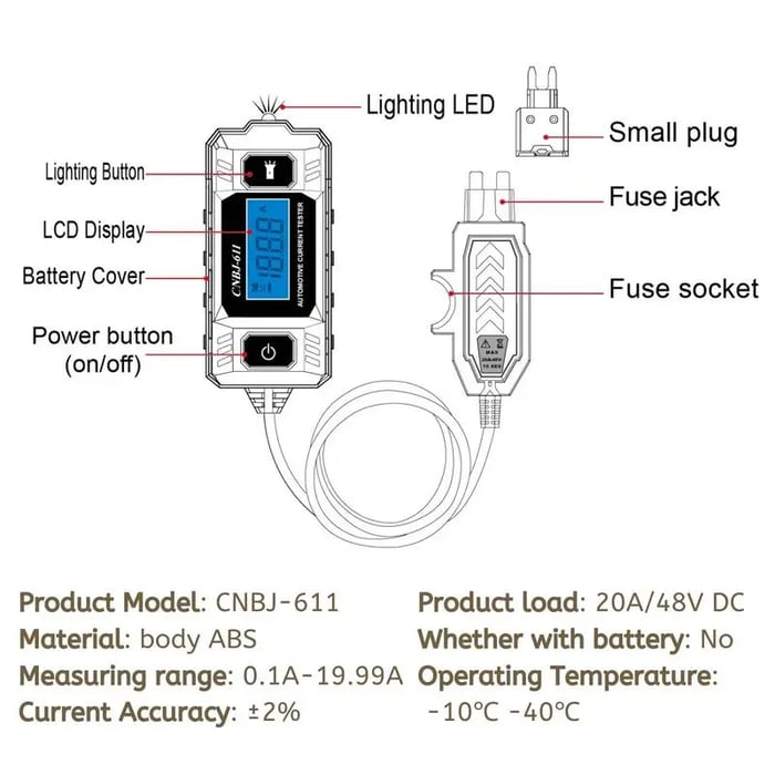 🔥 Hot Sale 49% OFF🧤-🚗Automotive circuit fault probe tester
