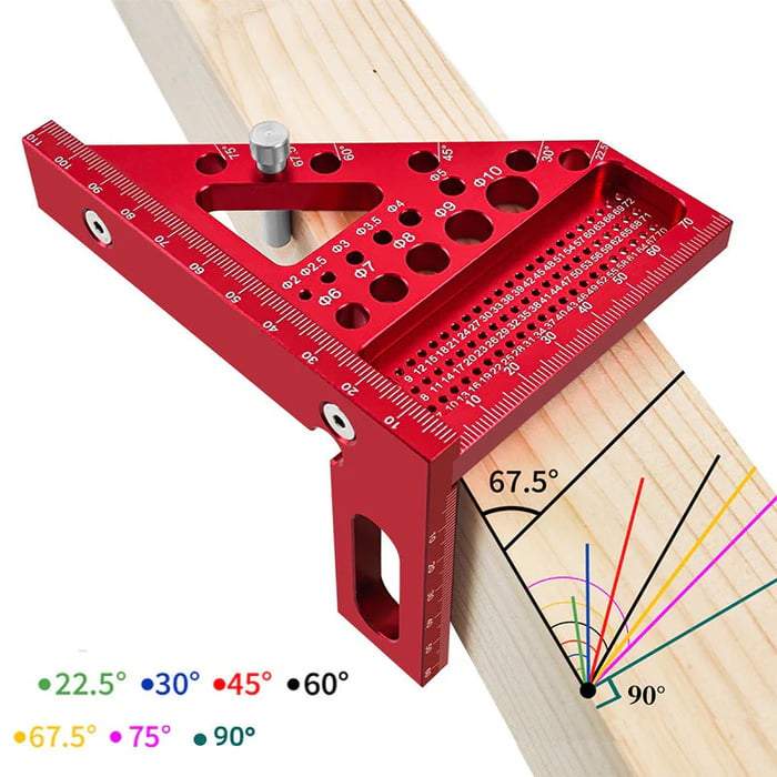 💥Clearance price $18.99🔥Aluminum Triangle Square for Woodworking