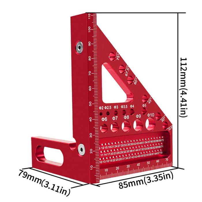 💥Clearance price $18.99🔥Aluminum Triangle Square for Woodworking
