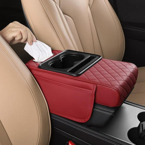 💥Clearance price $24.99🔥Multifunctional PU Leather Car Armrest Box Mat