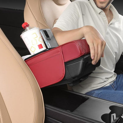 💥Clearance price $24.99🔥Multifunctional PU Leather Car Armrest Box Mat