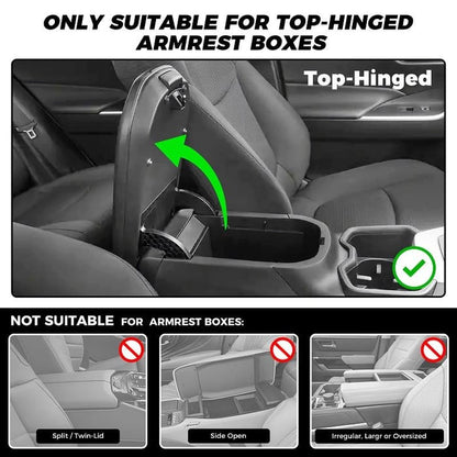 💥Clearance price $24.99🔥Multifunctional PU Leather Car Armrest Box Mat