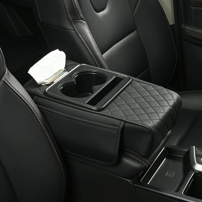 💥Clearance price $24.99🔥Multifunctional PU Leather Car Armrest Box Mat