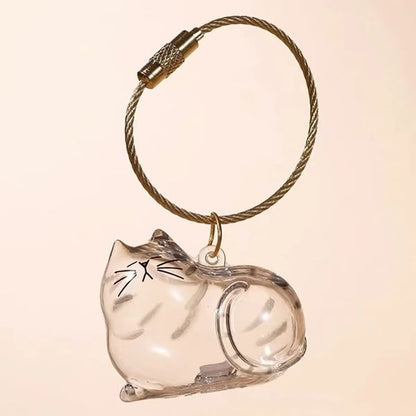 🐾Pet Hair Memorial Capsule Keychain🐈