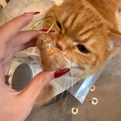 🐾Pet Hair Memorial Capsule Keychain🐈