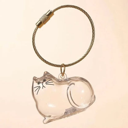 🐾Pet Hair Memorial Capsule Keychain🐈