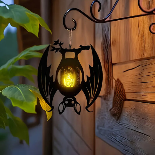 🦇Halloween Inverted Bat Design Decorative Metal Candle Holder