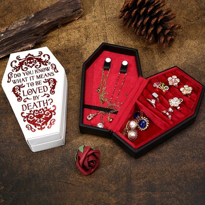 🎃A Special Gift🧛Vintage Gothic Heart-Shaped Jewelry Box💖