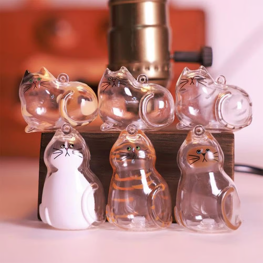🐾Pet Hair Memorial Capsule Keychain🐈